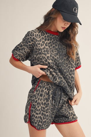 Leopard Muse Relaxed Short Set