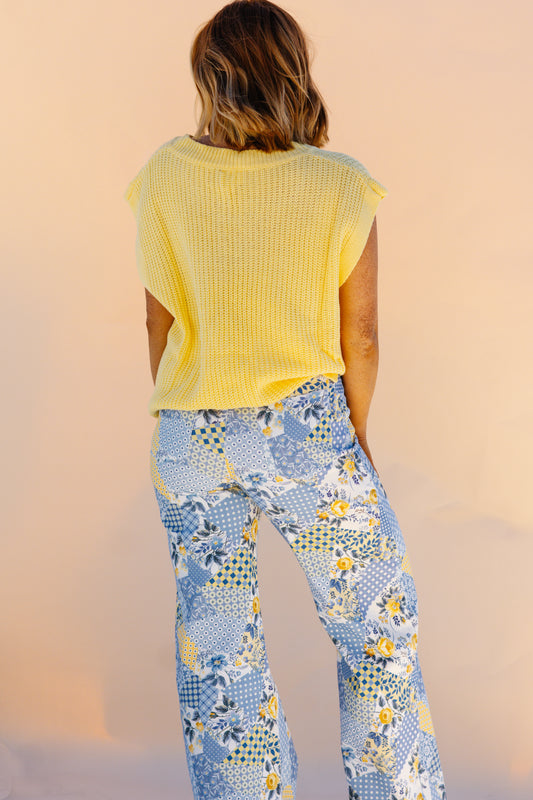 Robin Patchwork Wide Leg Pants