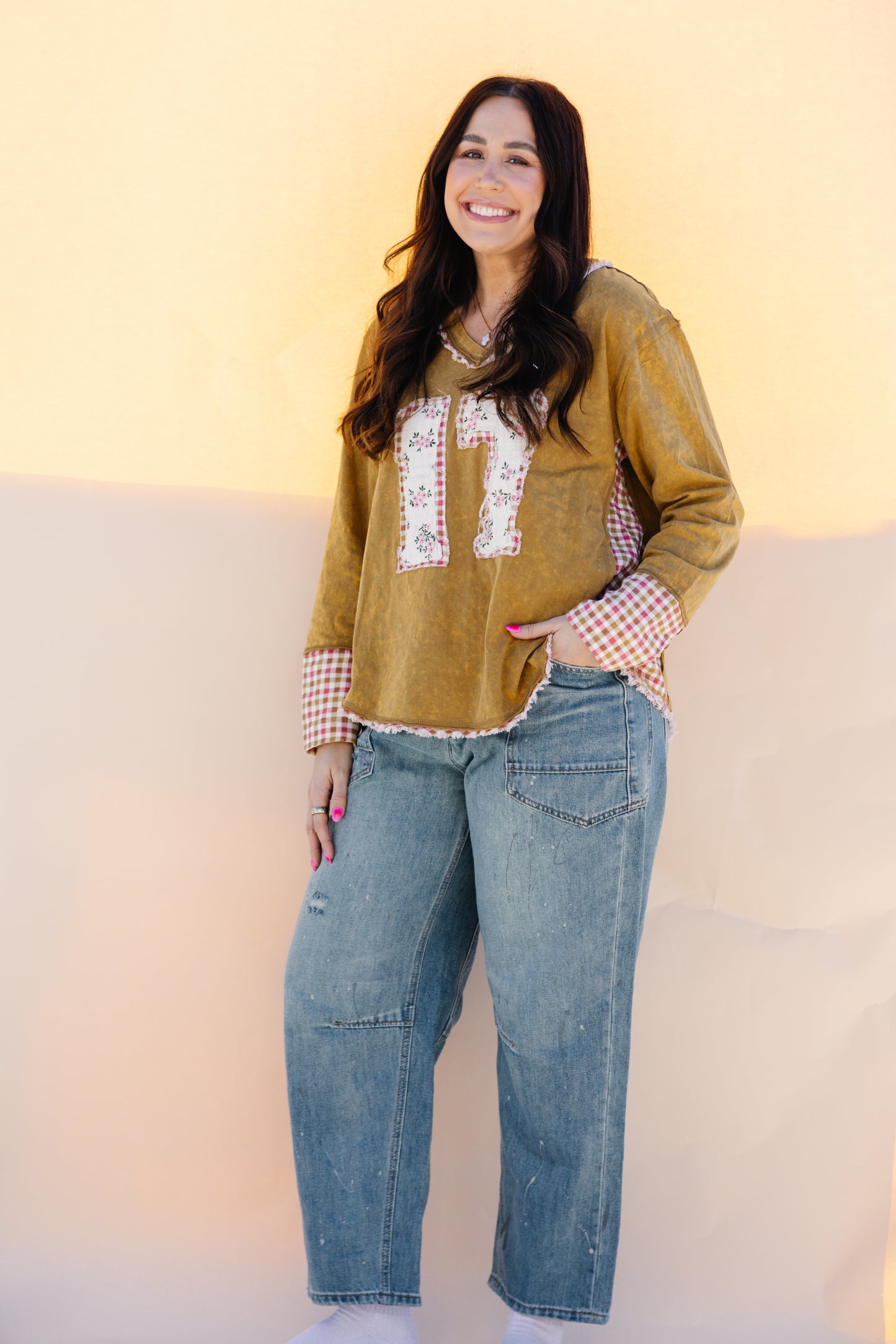 Vintage Floral Seventeen Pullover
