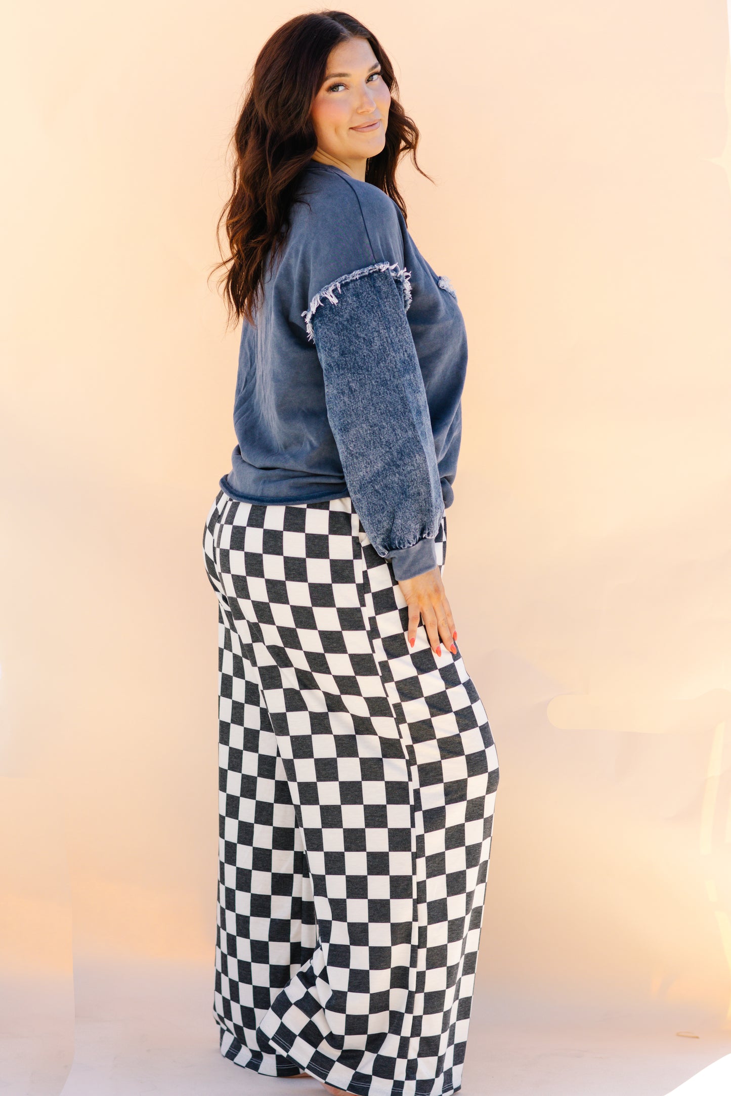 Denim Star Pullover